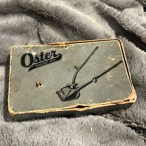 Vintage Oster hair clippers, with original tag Schuster’s Milwaukee but NO BOX